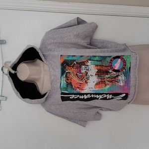 1991 Air Waves  Running Cropped Sweatshirt Size One Size Fits All USA